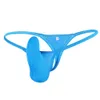 Mens Thongs Pouch Sleeve Soft Stretch Milk Silk G Strings Jockstrap Sexy Gay Men Underwear