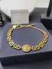 Luxury Beauty Head Gold necklaces Vintage diamond embellishment design European American bracelets earrings minimalist collarbone chain jewelry Gift MN13