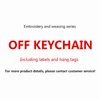 24SS Lanyards Fashion Series Brand Off Braid Key Chain Designer Boucle en alliage sculpté Hommes et femmes Porte-clés décoratif avec emballage exquis 7WBG