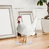 Nieuwheid items taxidermie kip lamp decoratie creatieve simulatie leg kippen kippen eieren lichte huis vakantie feest geschenk ornamnets 231208