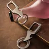 New Classic Men Mini Knife Folding Keychain Multifunctional Keyring Waist Mount Carabiner Car Key Accessories