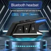 Автомобильная новая гарнитура для мотоциклетного шлема, Bluetooth 5,3, беспроводные наушники, комплект громкой связи, стерео, водонепроницаемые наушники с шумоподавлением