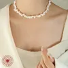 Pendant Necklaces French Irregular Natural Freshwater Pearl Necklace Collar Temperament Ladies Elegant Party Jewelry