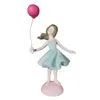 Decorative Objects Figurines Resin Banksy Balloon Girl Decoration Modern Art Sculpture Worker Flying Balloons Figurine Home Accessory Gifts 231208