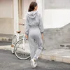 Kvinnors tvåbitar byxor Autumn Winter Fashion Women Långärmskjorta Toppar 2 Set Hoodies Sweatshirt Lounge Wear Outfits Suit