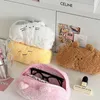 Cute Cartoon Plush Girls Pencil Case Lovely Women's Cosmetic Bags Makeup Pouch Casual Female Small Storage Bag Clutch Purse