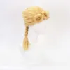 Giorno Giovanna Wig JoJo Bizarre Adventure Cosplay Golden Braided Oversized Curls Halloween Party Role Play Cap Y0913306s