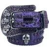 Ceinture de créateur de luxe Simon ceintures pour hommes femmes ceinture de diamant brillant noir bleu blanc multicolore avec strass bling comme cadeau