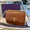 Mode dame koppeling gouden ketting schoudertas dames echte lederen tas tas handtas luxurys ontwerper envelop tas heren reismarkering zelfs messenger crossbody tassen