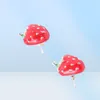 Drop of oil red strawberry ear studs for women girls children nice gift lovely fruit stud earring so cute girl jewelry3176843