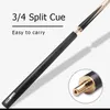 Biljard Cues Cuppa Stick Chinese Black Eight Snooker Ash Wood Shaft 34 Split Cue Tips 98mm 11mm 231208