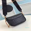 Designer- Women Bag Fashion Chain Combination Round Coin Borse Mini Portafoglio in pelle Borse da sera da sera Borse da sera Bag280p