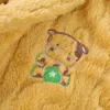 Havlu Robes Varrive Batrobe Çocuk Moda Flanel Sıcak Plapwear Büyük Kızlar için Sonbahar Kış Çocukları Karikatür Nightgowns Bebek Pijamalar 231208