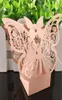 10pcs Butterfly Laser Cut Candy Box Favor and Gifts Box Chocolate Goście pudełko Baby Shower Wedding Dekoracja przyjęcia 8962862