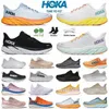 Hoka One One Bondi Clifton 8 9 Running Shoes Men Women Triple Black White Sport Blue Low Top Tappting Shifting Sand Lunar Rock Sneakers