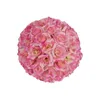 10st 8 "20 cm Vackert bröllop Silk Rose Kissing Balls Artificiell kryptering Dekorativ blommor för bröllopsdekoration