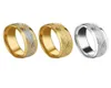 Bröllopsringar Rhinestone Finger Ring for Men 8mm rostfritt stål Engagemang Band Male Jewelry Size 651155924882