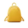 Summer en cuir mini sac à dos petit sac à dos concepteur célèbre marque de marque célèbre sacs d'épaule simple mochila jaune noir ge06 y255t