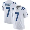 Indianapoliscoltsmen #1 Pat McAfee 12 Andrew Luck 7 Jacoby Brissett 13 T.Y.Hilton Custom Women Youth Football Jersey