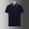 2024 Mens Stylist Polo di marca di lusso mens designer polo T-shirt moda estiva traspirante a maniche corte bavero top casual