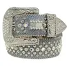 Ceinture de créateur de luxe Simon ceintures pour hommes femmes ceinture de diamant brillant noir bleu blanc multicolore avec strass bling comme cadeau