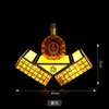 Bar Nightclub Metal Castle LED Light Base Whisky Wine Champagne Display Carrier Holder Bottle Presenter Glorifier med laser