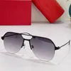 Marca de venda quente Santos De Designer Classic Pilot Metal Frame Gold Fashion Sunglasses para homens e mulheres Uv400 com caixa original Ct0229 Vtyo