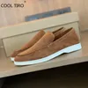 Summer Walk Buty Khaki zamszowe kobiety mieszkania okrągłe palce na swobodnych mężczyzn Moccasins Driving Runway Lazy Lazy Buty Sukni ślubne Buty 220630 J7tu#