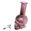 Bong acrilico da 150 mm con forma di teschio mix da 15 mm Fumatori d'acqua Shisha Acrilico Pipa da fumo Tabacco Narghilè Bong Accessorio per fumatori all'ingrosso