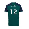 23 24 SAKA GABRIEL SMITH ROWE SALIBA Fans Joueur Maillots de football G.JESUS MARTINELLI TIERNEY ZINCHENKO Chemise de football à domicile Kit enfants uniformes