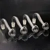 Hot Selling Banger Oil Nail Pipe 10mm 14mm 18mm Male Female Glass Oil Burner Pipe for Dab Rig Bong Smoking Accessories