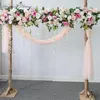 Dekorative Blumenkränze, individuelle rosa Hochzeit, Blumenarrangement, Bogen, künstliche Eckblumenrebe, Fenster, Einkaufszentrum, Party, 228 Jahre