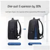 Laptop Cases Backpack For Travelling Mens Backpacks Business Expandable Bag With Usb Charging Port Mochila Drop Delivery Computers Net Otmti