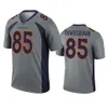 Denver''broncos''men 15 Juwann Winfree 10 Jerry Jeudy 3 Drew Lock 30 Phillip Lindsay Personalizado Mulheres Juventude Cinza Invertido Limited Jersey