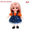 Other Toys BJD 16CM Doll Casual Fashion Princess Clothes Suit Accessories Doll's Fashion Movable Joints clothes Accessories Girls Gift ToyL231114