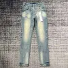 Designer Jeans Hommes Violet Denim Pantalons Pantalons De Mode Qualité Haut De Gamme Conception Droite Rétro Streetwear Casu A Wholesa En Gros 2 Pièces 10% Réduction C