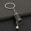 Ny Mini Turbo Turbocharger Keychain Car-Styling Keyring Gear Box Pendant Keychain Stick Knobs Keyring Shift Metal Key Ring