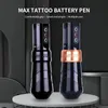 タトゥーマシンYilong Max Cartridge Pen 2400mAhバッテリーCoreless Motor Lithiumバッテリーfor Artists Body Kit 231208
