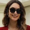 Sunglasses Vintage 70s For Women Men T Yellow Lens Square Sun Glasses Female Classic Shades Eyewear UV4003285