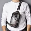 Taille Tassen Top Kwaliteit Men Origineel Leather Vintage Design Fanny Wasit Chest Pack Bag Sling Crossbody Bag Daypack XB571-DB 210305185V