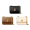 Mode dame koppeling gouden ketting schoudertas dames echte lederen tas tas handtas luxurys ontwerper envelop tas heren reismarkering zelfs messenger crossbody tassen