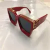 Luksusowe okulary przeciwsłoneczne Millionaire Full Rame Vintage Projektanci przeciwsłoneczne dla mężczyzn Loskie złote logo Sprzedaj Top 96006 z Box226o