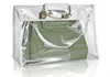 Waterproof And Dustproof PVC Transparent Plastic Storage Dust Bag Jelly Handbag With Handle Wardrobe Hook Holder Purse Organizer245384958