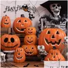 Inne świąteczne dostawy imprezy inne świąteczne zapasy imprezy Halloween Jack-O-Lantern Pumpkin LED LAMPA C 220823 DROP HOM DHJFR