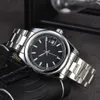 Moda pełna marka nadgarstka zegarki mężczyźni kobiety dziewczyny miłośnicy 41 mm 36 mm stalowy metal automatyczny mechaniczny luksusowy zegar R 344
