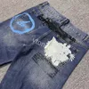 Designer jeans blue Reverse Mocha TS Barb Foam Printing travss Sneaker Match Sail Astroworld Cotton Graphic Scotts pants Men's jogging pant Scotts blue