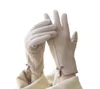 Pięć palców Rękawiczki zimowe kobiety utrzymują ciepły ekran dotykowy plus aksamit wewnątrz zagęszcza elegancka prosta jazda na rowerze