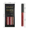 DNM 3 Teile/satz Lip Glaze Samt Matte Lippenstift Wasserdicht Langlebig Langlebig Hohe Farbwiedergabe Lip Glaze Long Wear Lip Gloss Kit