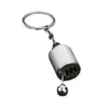 Ny Mini Turbo Turbocharger Keychain Car-Styling Keyring Gear Box Pendant Keychain Stick Knobs Keyring Shift Metal Key Ring