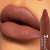 Batom Nude Veludo Matte Batom Longa Duração À Prova D 'Água Renderização de Cor Antiaderente Copo Lip Glaze Lips Liner Lápis Mulher Cosméticos 231208